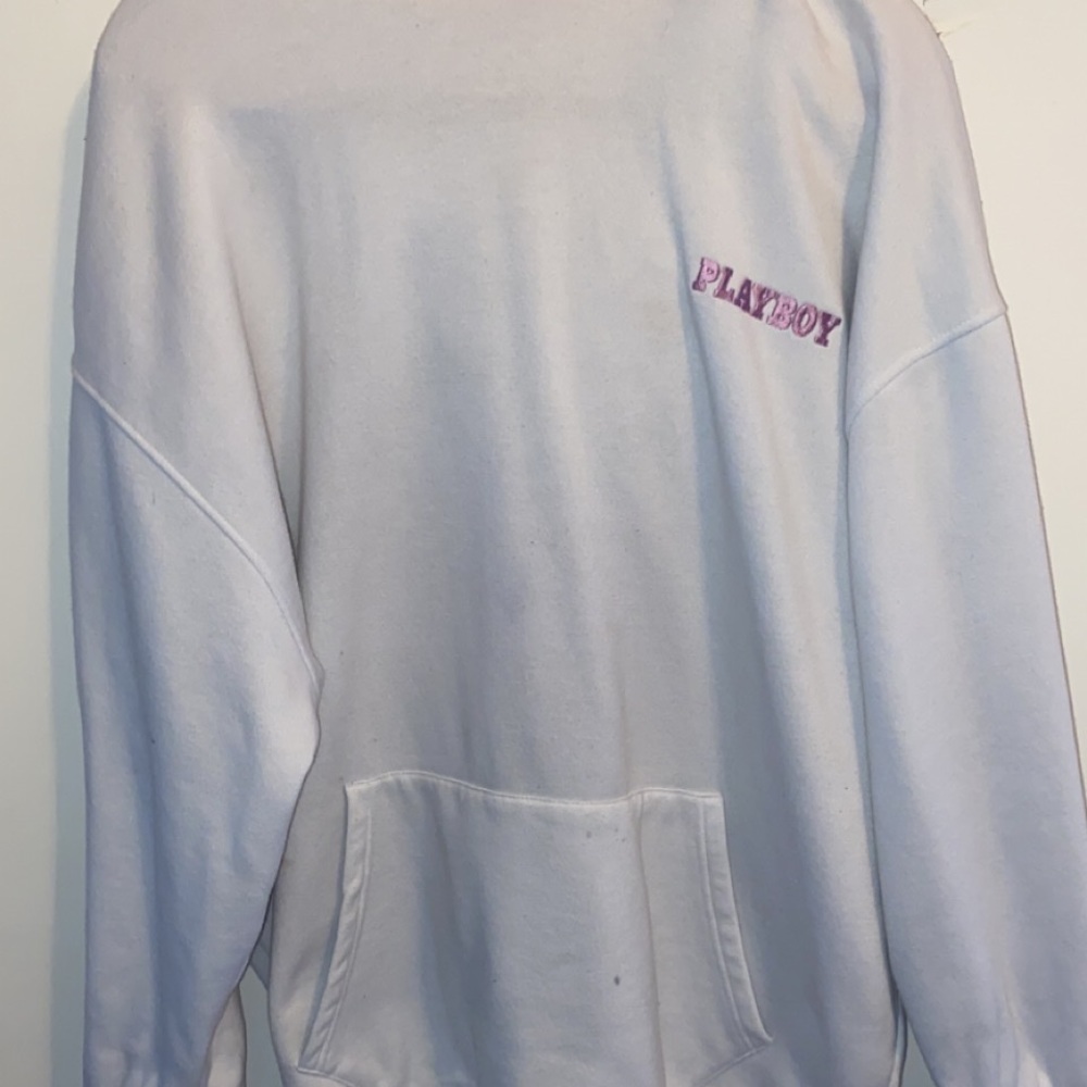 Playboy x Misguided printed one size dress hoodie